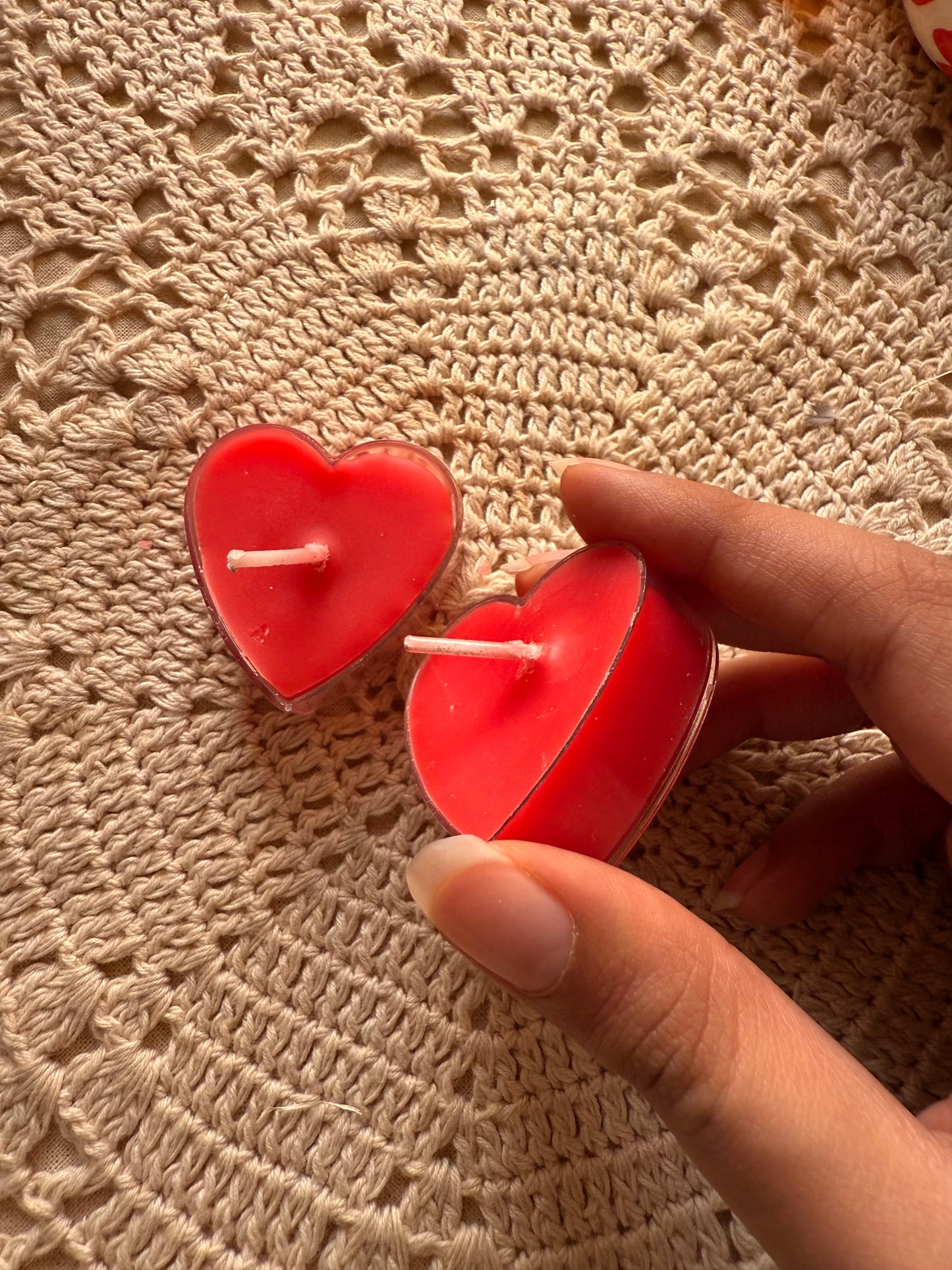 Heart Tealight candles