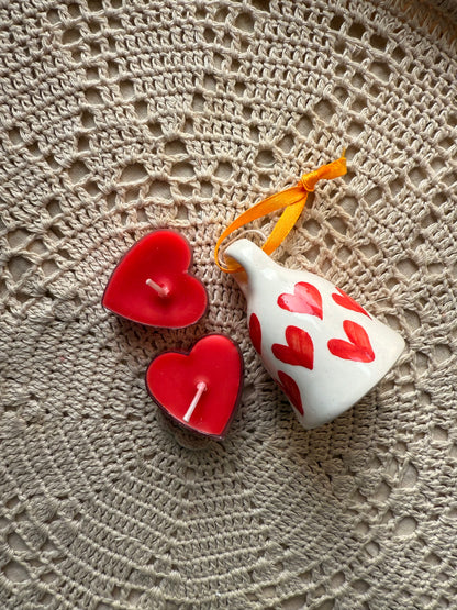 Heart Tealight candles