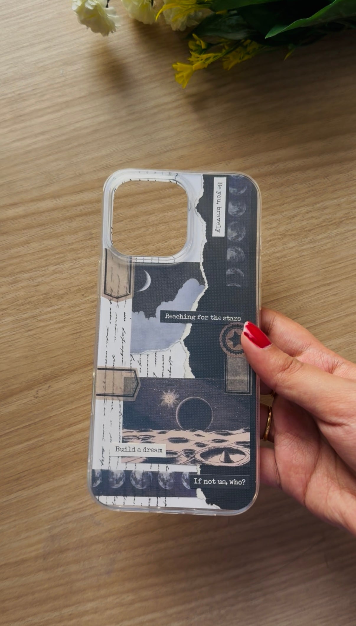 Black and white Phonecase
