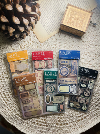 Vintage Label stickers