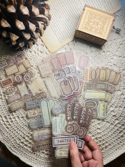 Vintage Label stickers