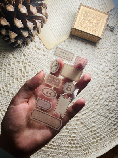 Vintage Label stickers