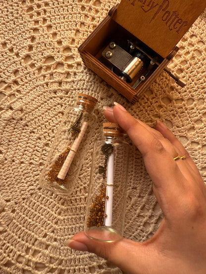 Vintage message bottle